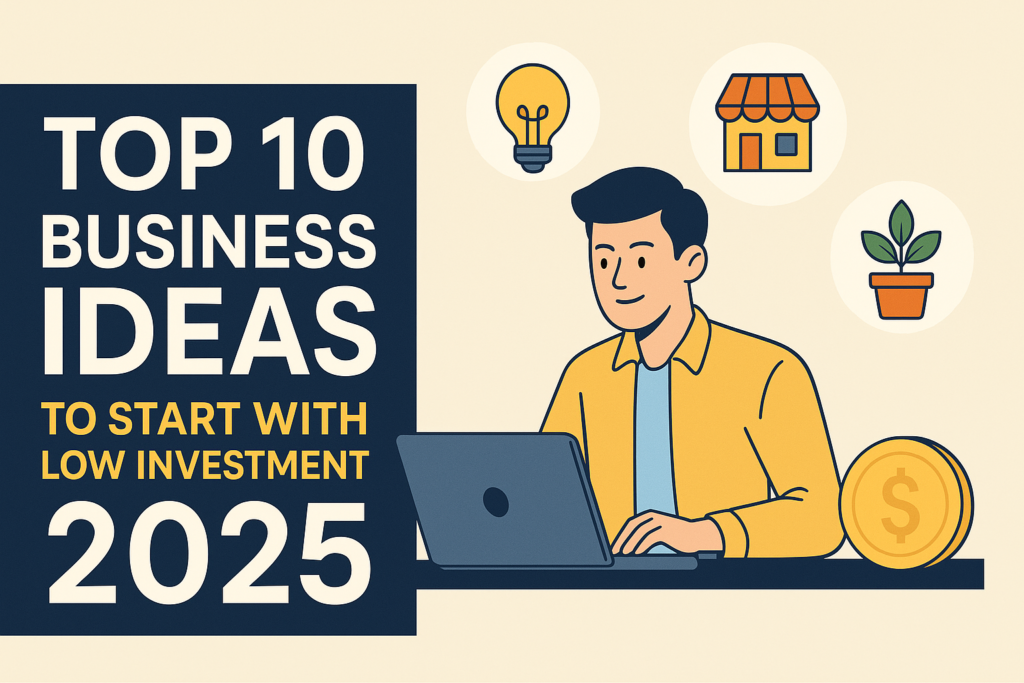 Top 10 Business Ideas 2025 with Low Investment – Start Your Business