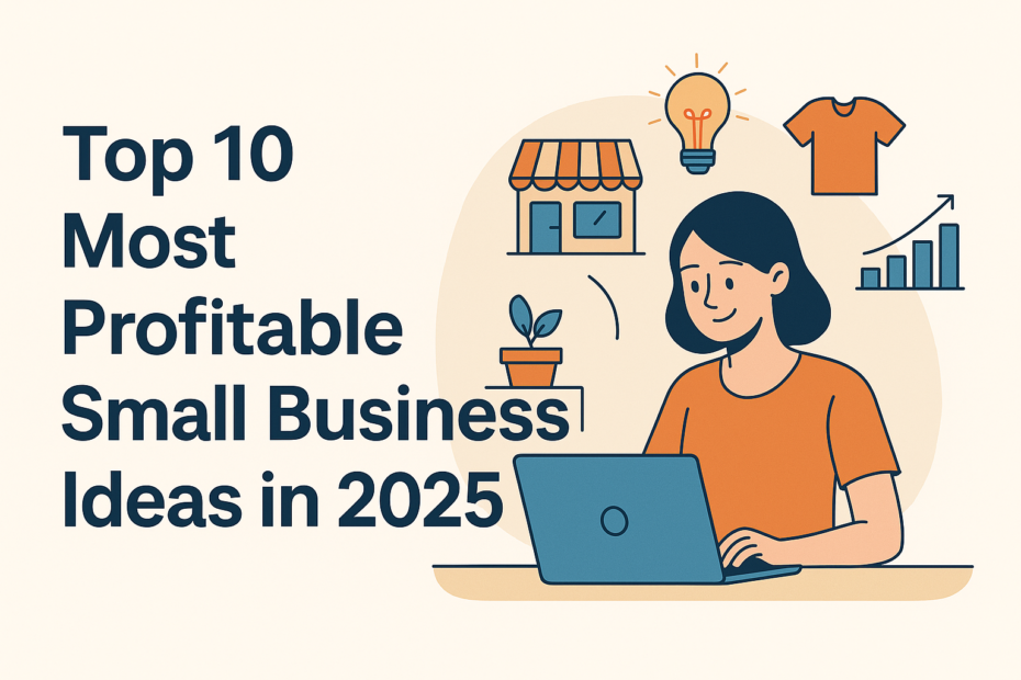 Top 10 Most Profitable Small Business Ideas 2025 – Launch Your Venture
